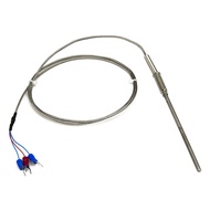 【High-quality】 Ftarp08 Pt100 Type 1m Metal Braided Cable 100mm Flexible Probe Rtd Temperature Sensor