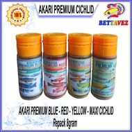 Akari PREMIUM Pellets BLUE RED YELLOW MAXI CICHLID 8GR AKARI PREMIUM MAXI CICHLID Fish Feed Ornament