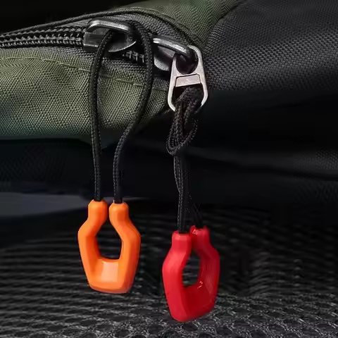 4pcs Stylish Zipper Pulls – Durable Extensions for Bags & Jackets, Handy Replacement Accessories