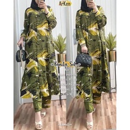 YANITA set LONG TUNIC FULL BUTTON/Freya set dysha/freya/leafy