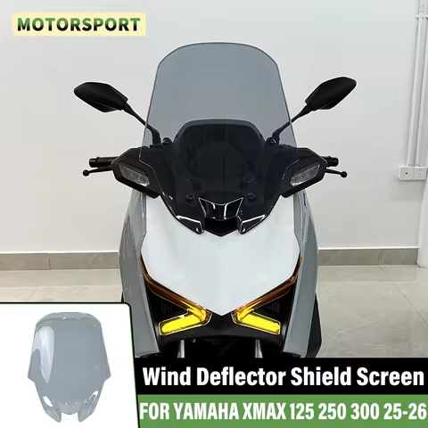 For YAMAHA XMAX125 XMAX250 XMAX300 V3 2025 Motorcycle Front Screen Wind Shield Accessories Windshiel