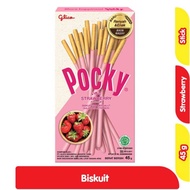 Glico Pocky Biskuit Stick Strawberry 45 g