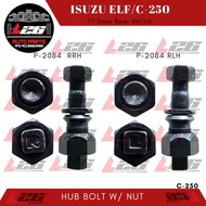 77.5mm Isuzu ELF GIGA C250 C-250 REAR HUB BOLT WITH NUT STUD WHEEL HUB DRUM RH/LH