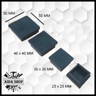 20 30 40mm Hollow Galvanized Iron Table Chair Leg Base Square Pipe Cover