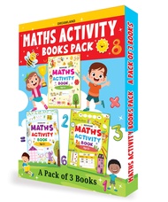(Age4 - 6) Math Activity Book for Children สมุดกิจกรรมเสริมทักษะคณิตศาสตร์สำหรับเด็ก แบบฝึกหัดเลข (