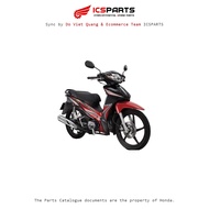 Plastic Set - Cover - HONDA K03R Wave Rs 2013 Color 340 E9 Q1-C