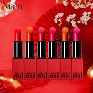 VIBELY Red Lipstick Love Gloss Lipstick Matte Matte Chinese Style Lipstick Lipstick Long Lasting Chi
