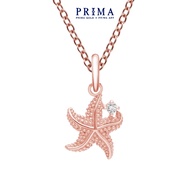 PRIMA Mặt Dây Chuyền Vàng 9K - Sao Biển Đính Kim Cương - BST Pure Wish - 135P2132