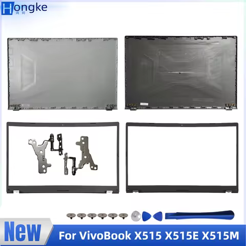 NEW For VivoBook X515 X515E X515M X515J X515JA Laptop LCD Back Cover Front Bezel Hinges