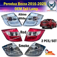 Perodua Bezza 2016 - 2025 Tail Lamp ( 2pcs/set ) - Albino White/ Red/ Smoke