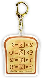 Ki Company Im Doraemon IDR-AKA Acrylic Key Holder Ankipan Memorizing Bread H 2.8 x W 2.2 x D 0.1 inc