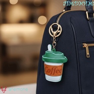 ANEMONE Coffee Cup Leather Pendant, DIY Handmade Pu Keychain, Lovely Korean Hanger Creative Bag Char