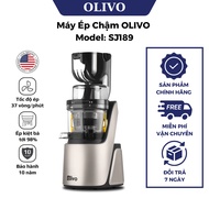 OLIVO SJ189 slow juicer Juices fruit 3 times faster, powerful motor, American brand - 10 years