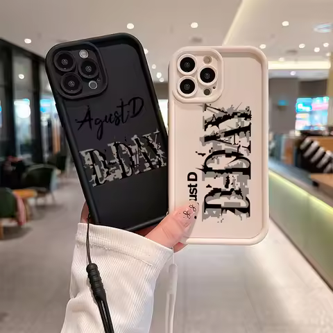 Fashion SUGA D-DAYs Phone Case for IPhone 15 14 13 12 11 Pro Max Mini XR XS X 7 8 Plus Soft TPU Back