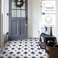 1/10PCS-8" X 8" Peel & Paste Floor Tiles, Vinyl Flooring - Waterproof Self Adhesive Tile Sticker For