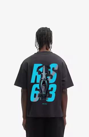 Classic Men's T-shirts George Russell F1 Merch Oversized Y2k Shirt Racer T-shirts Top Casual Cotton 