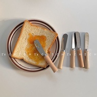(Butter spatula butter spatula)CC Butter Knife INS Cute Stainless Steel Jam Calf Butter Knife Cutting Knife Spatula Pean