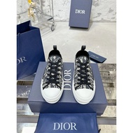 DIOR B23 Series Canvas Shoes High-Top Low-Top Shoes Kasut Lelaki