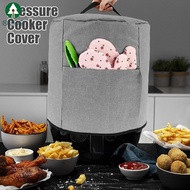 Air Fryer Dust Cover with Handle and Storage Pocket Reusable Oxford Cloth Pressure Cooker Protective Cover for Air Fryer Rice Cooker