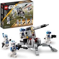 LEGO Star Wars 501st Clone Troopers Battle Pack Toy Set, Buildable AV-7 Anti Vehicle Cannon, with 4 