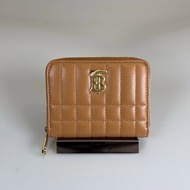 BURBERRY 焦糖LOLAㄇ拉零錢短夾