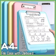2 IN 1 Clipboard File Box Storage Colorsandthings A4 Clipboard File Box Office And Learning Supplies