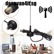DONOVAN4IT TV Antenna Freeview, DVB-T/TV Mini Digital Tv Antenna, TV HDTV Box 5dBi Black Free Channe