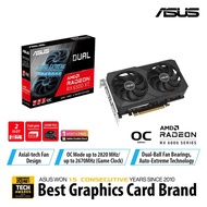 ASUS Dual Radeon RX 6500 XT V2 OC 4GB GDDR6 Graphics Card | DUAL-RX6500XT-O4G-V2