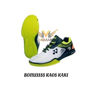 (COD / Bayar ditempat ) Sepatu badminton RS YNX Power Cusion Lining Telaris Sol Pull Karet Mentah Te