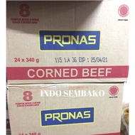 Pronas Corned Beef 340g Box Pronas Corned Beef Carton/ Pronas Corned Beef Canned Beef/