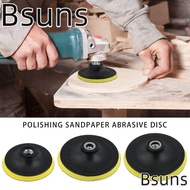 『BSUNS』 M10/M14/M16 Disco soporte Pad 3/4/5" Sandpaper Self-adhesive Sanding Disc Backing Pad Felt Polish Disc Abrasive disks for Power Sanders 100/125mm Hook-Loop Plate