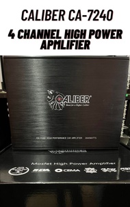Authentic Caliber CA-7240 ~ 4-Channel High Power Car Amplifier 2600 Watts ~ Size: 33 cm x 20 cm x 5