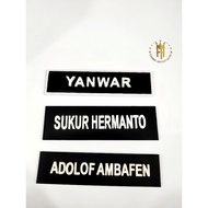 3D Embossed Text Nametag for Civil Servants, PDH, etc.