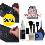 9Pcs Cleaning Liquid Set Mechanical Keyboard Cleaning Kit Computer Cleaning Notebook Screen Cleaner