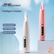 PEONYSG Electric Dog Clippers, Low Noise Cordless Dog Grooming Clippers, Grooming Tool Kit with LED 