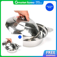 Seafood Kalguksu Stainless Steel Hot Pot Small Lid Included Soup Pot Gamjatang