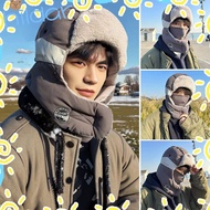 HLAR Earflap Hats, Warm Russian Bomber Cap, Winter Soft Plush Casual Ear Protectors Hats Cycling