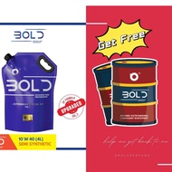 Bold 10w40 4L Semi Synthetic SN Engine Oil FREEPerfume Card  (READY STOCK )