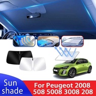 Car Sun Visor For Peugeot 2008 508 5008 3008 208 2008~2005 Auto Front Windshield Sunshade Heat Insul