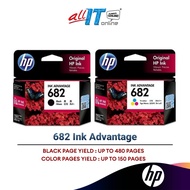HP 682 Ink Cartridge Black 3YM77AA Colour 3YM76AA 100% Original HP Deskjet 2336 2776 2777 2779 4100