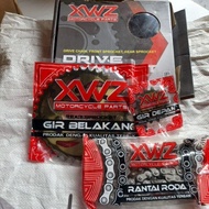 Gear set drive chain kit package f1zr brand XWZ