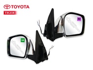 กระจกมองข้าง TOYOTA TIGER 4WD ปรับไฟฟ้า LH-RH ชุบโครเมี่ยม (DM-142E) 1คู่