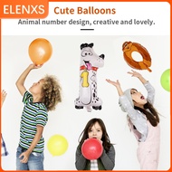 3 Party Balloon Animal Number Shaped Aluminum Foil Balloon Children Birthday Party Decoration