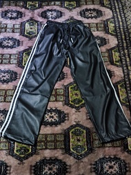 Glossy Leather-Like Hip Hop Track Pants 光澤仿皮革嘻哈運動褲  Street Dancing Wear  潮人街舞褲