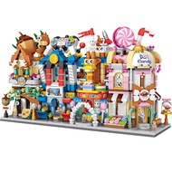 New Ready Stock LOZ MINI Street Nano Diamond Creative Brick No.1642 Game Centre 393pcs Toys building