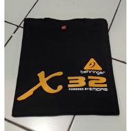 RDCA T-Shirt Kaos Distro Behringer X32 Powered By Midas