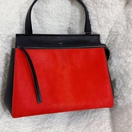 二手Celine 皮草手提肩背包