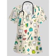 Women'S Dental & Professionals' V-Neck T-Shirt - 3D Dental & Icons