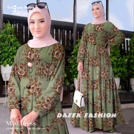 Gamis Model Baru 2024 Dress wanita dewasa gamis simple elegan ALETA MAXI kekinian dan fashionable