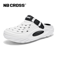 รองเท้าแตะกลางแจ้งสำหรับผู้ชาย NB Cross รองเท้าแตะแบบมีรู รองเท้าแตะลำลองสำหรับชายหาด รองเท้าสำหรับป